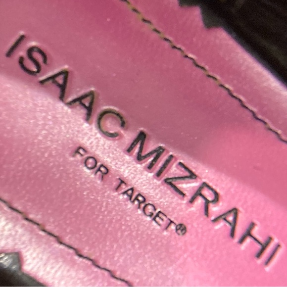 EUC ISAAC MIZRAHI for Target Black suede and patent pumps. Size 9.5.  3 in heel - Picture 14 of 14